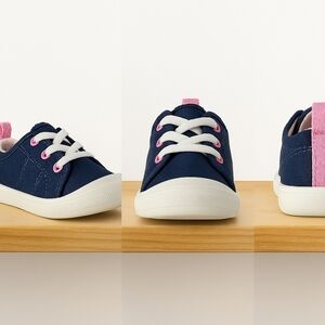 Wonder Nation Blue and Pink Kids Sneakers